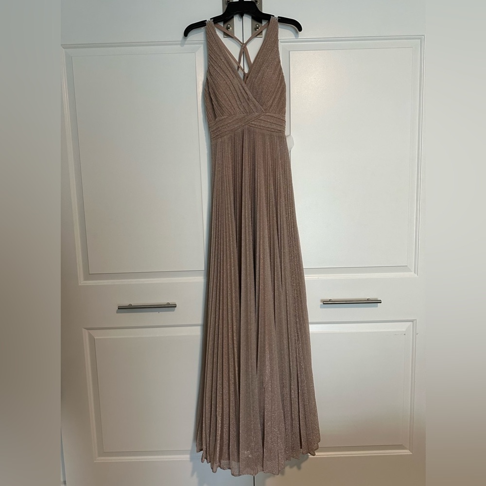 Tiffany Designs Rose Gold evening gown!  Size 6.